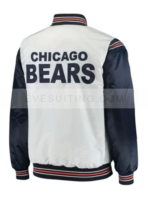 Chicago Bears Satin Bomber Varsity Starter Jacket