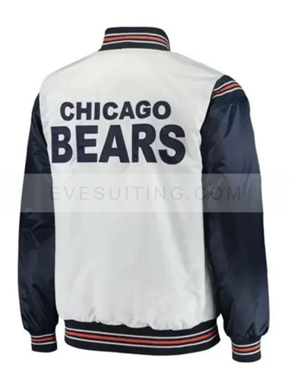 Chicago Bears Satin Bomber Varsity Starter Jacket