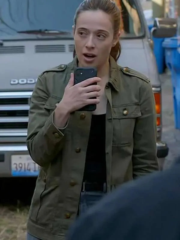 Chicago PD 2025 Kim Burgess Green Jacket