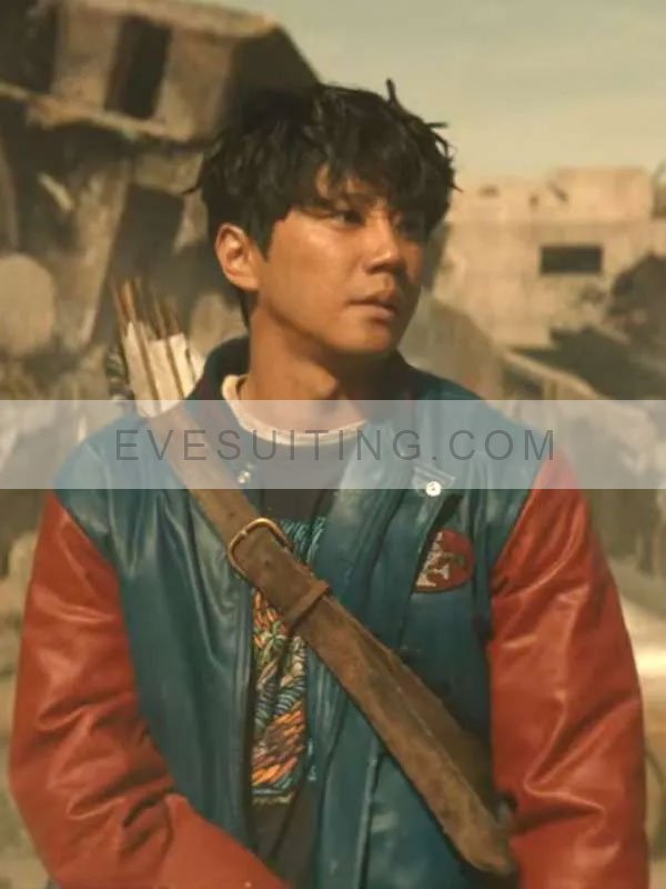 Choi ji-wan Badland Hunters 2024 Letterman Varsity Jacket