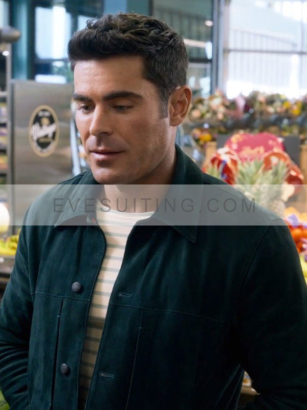 Zac Efron Suede Jacket