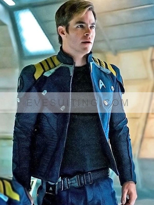 Chris Pine Blue Jacket