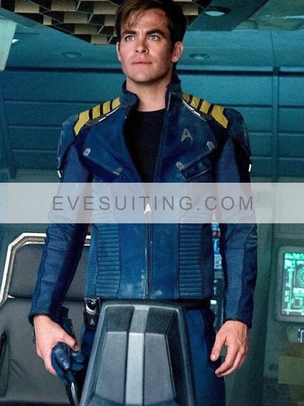 Chris Pine Star Trek Beyond Blue Costume Jacket