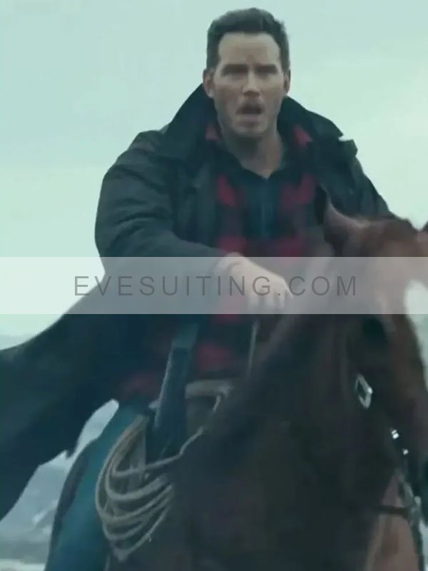 Chris Pratt Jurassic World Dominion Owen Grady Brown Coat