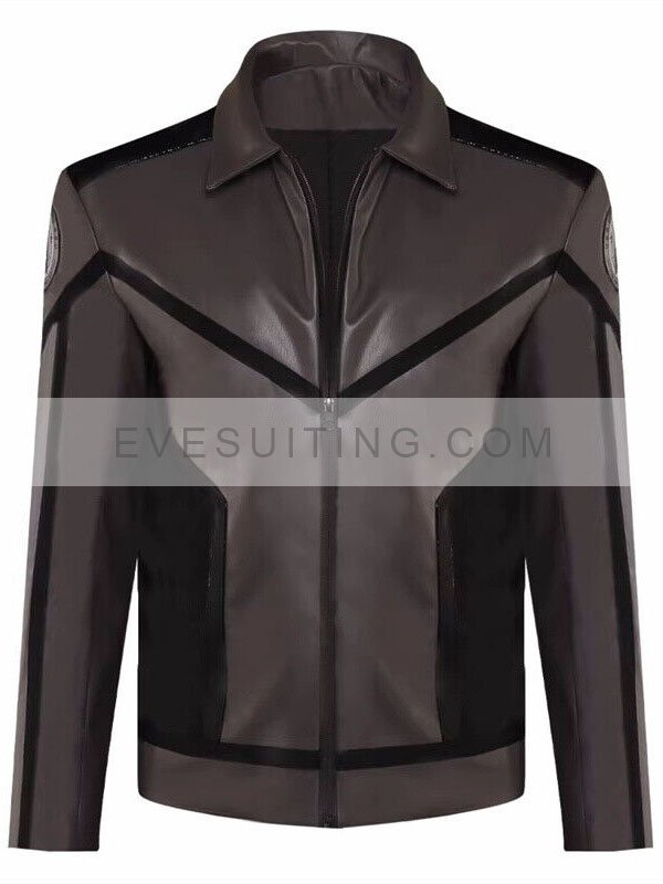 Christopher Pike Star Trek Strange New Worlds 2022 Black & Grey Jacket