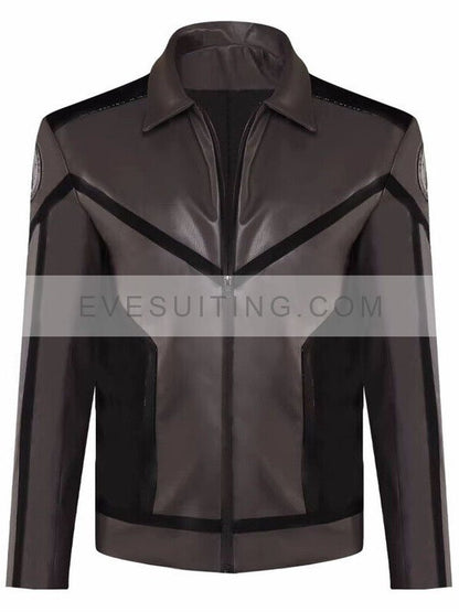 Christopher Pike Star Trek Strange New Worlds 2022 Black & Grey Jacket