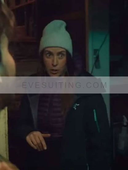 Cleo Brown Weak Layers 2024 Katie Burrell Black Hooded Jacket