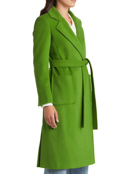 Clover Green Wrap Coat