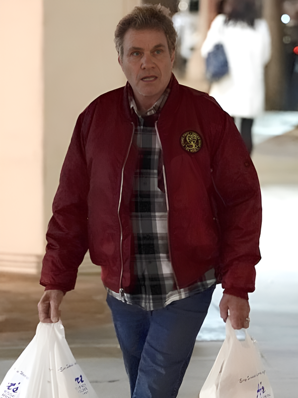Cobra Kai Martin Kove Red Bomber Jacket