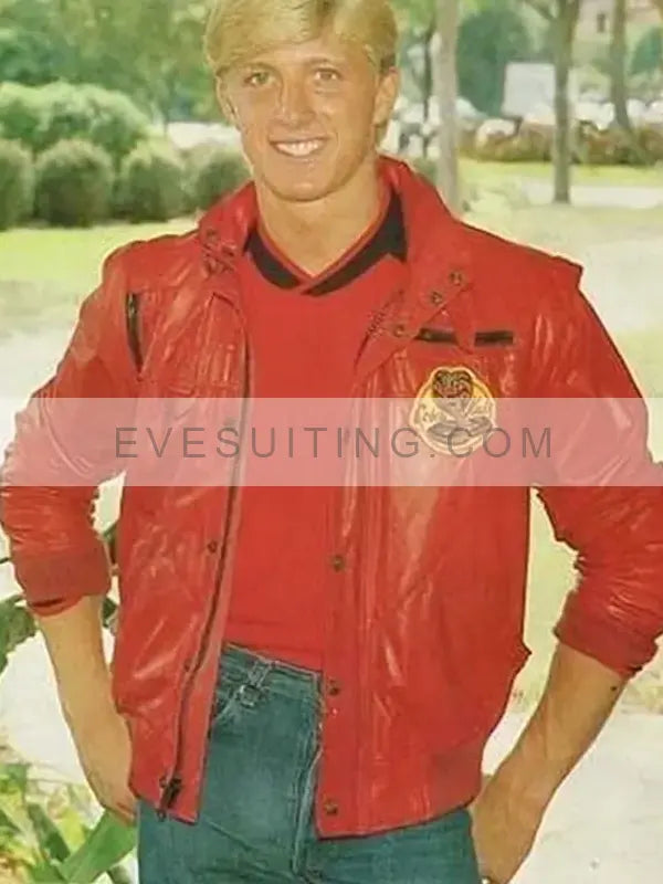 Cobra Kai Red Leather Jacket