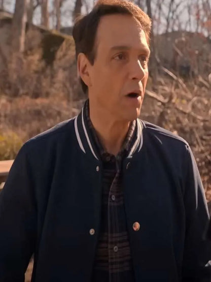 Cobra Kai S06 Ralph Macchio Blue Varsity Jacket