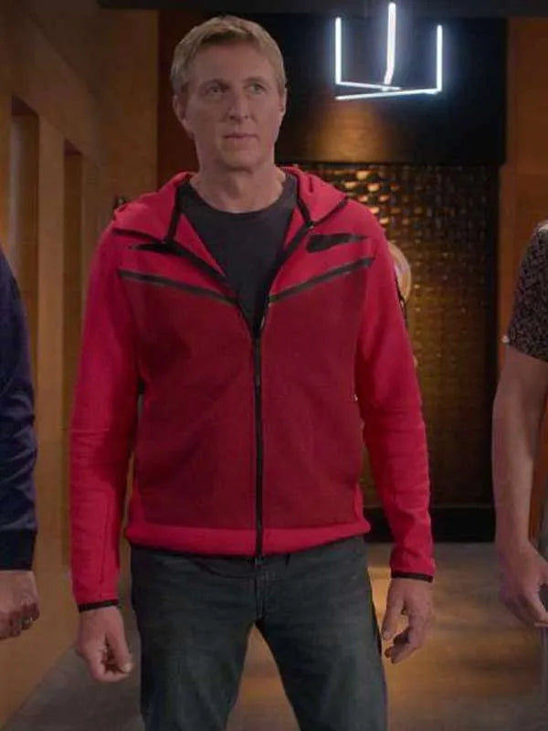 Cobra Kai Season 5 William Zabka Red Jacket