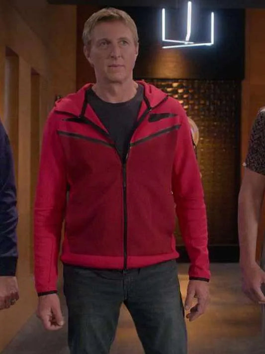 Cobra Kai Season 5 William Zabka Red Jacket