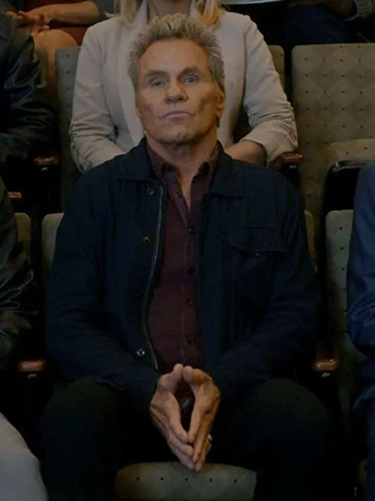 Cobra Kai So3 Martin Kove Blue Cotton Jacket