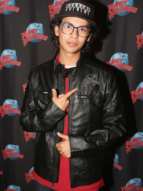 Cobra Kai Xolo Mariduena Black Leather Jacket