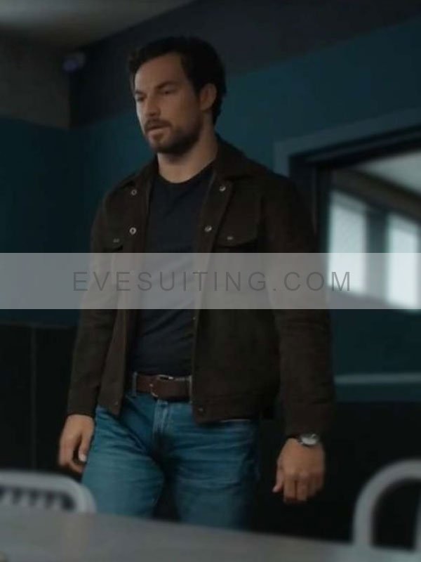 Cole Ellis Brown Leather Jacket