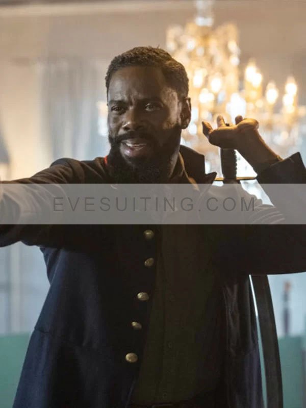 Colman Domingo Tv Series Fear the Walking Dead S07 Victor Strand Wool Black Coat