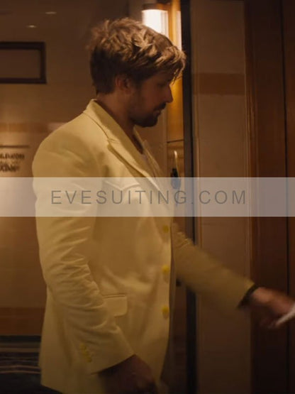 Colt Seavers The Fall Guy 2024 Ryan Gosling Yellow Blazer