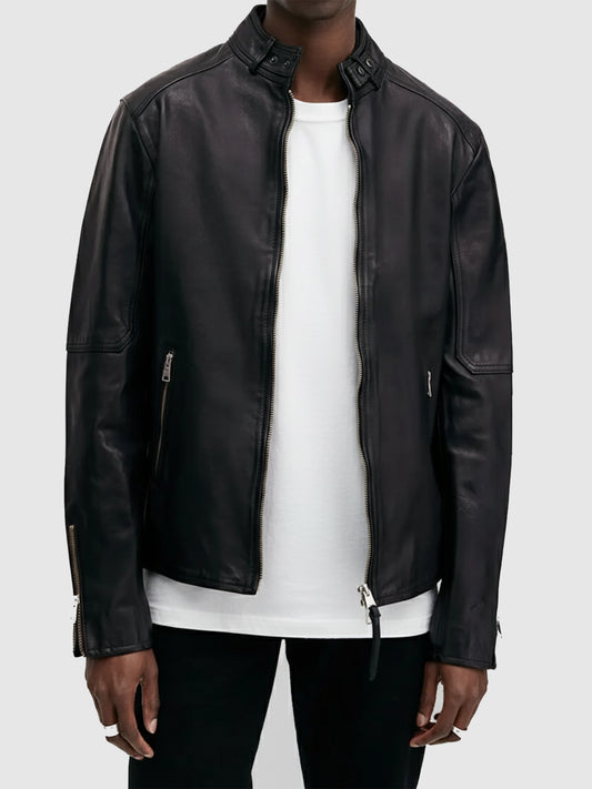 Colter Shaw Tracker 2024 Black Leather Jacket