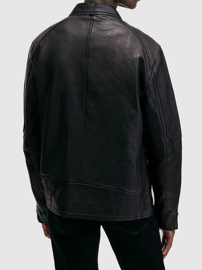 Colter Shaw Tracker 2024 Black Leather Jacket