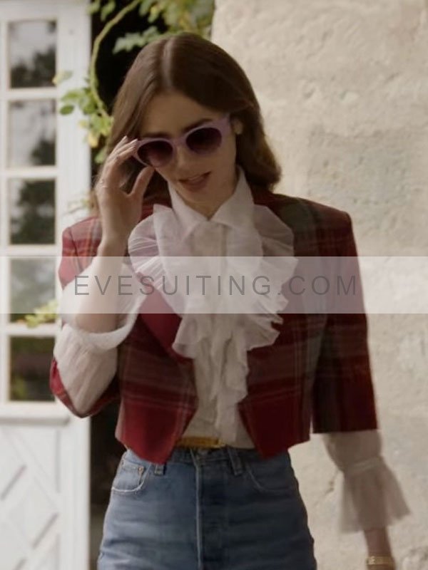 Cooper Emily In Paris Red Plaid Jacket