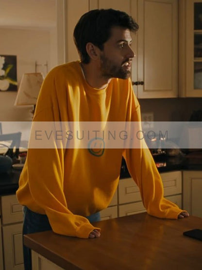 Cooper Raiff Cha Cha Real Smooth 2022 Andrew Yellow Sweatshirt