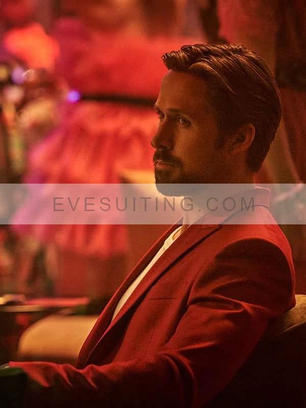 Court Gentry The Gray Man Red Blazer