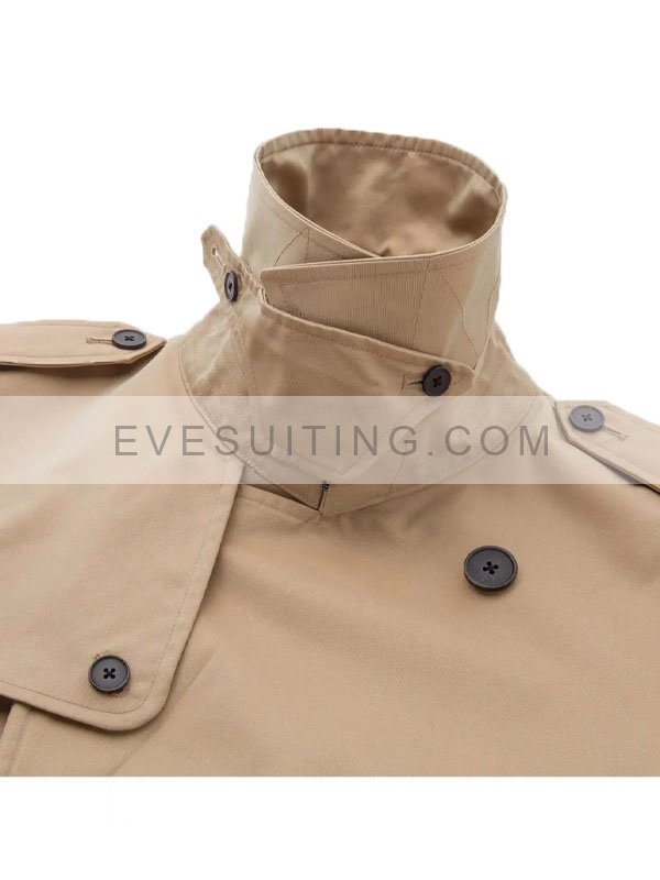 Cut, Color, Murder 2022 Cotton Beige Coat