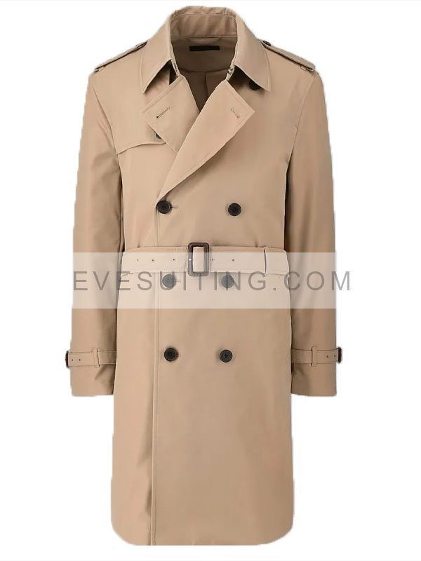 Cut, Color, Murder Kyle Crawford Cotton Beige Coat