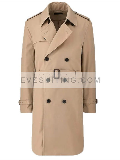 Cut, Color, Murder Kyle Crawford Cotton Beige Coat