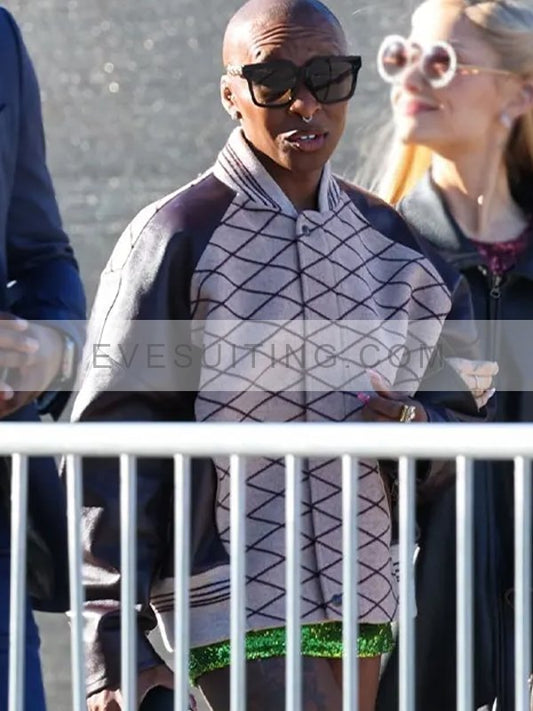 Cynthia Erivo Wicked 2024 Varsity Jacket