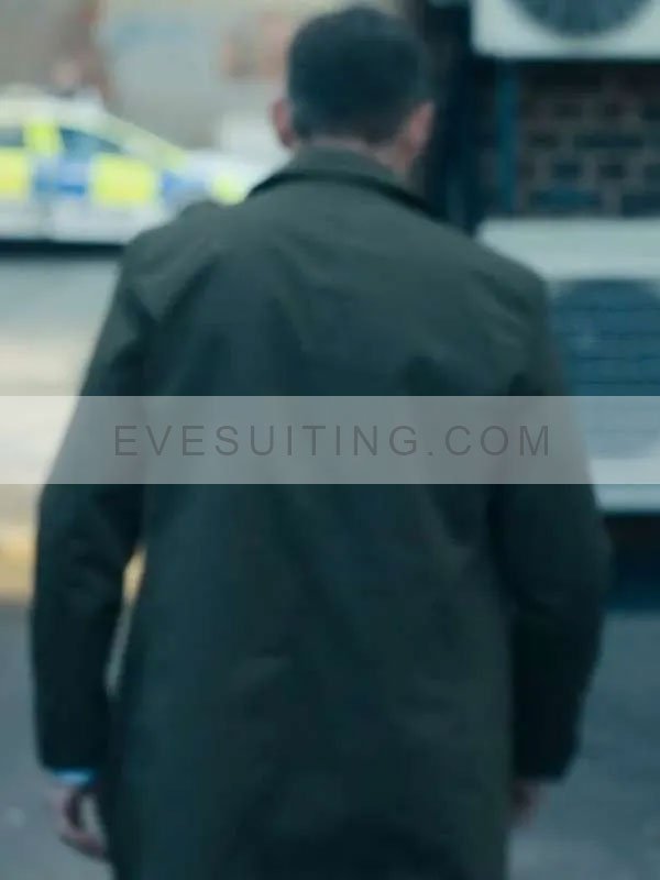 DCI Roy Chambers Criminal Record 2024 Ian Bonar Green Cotton Coat