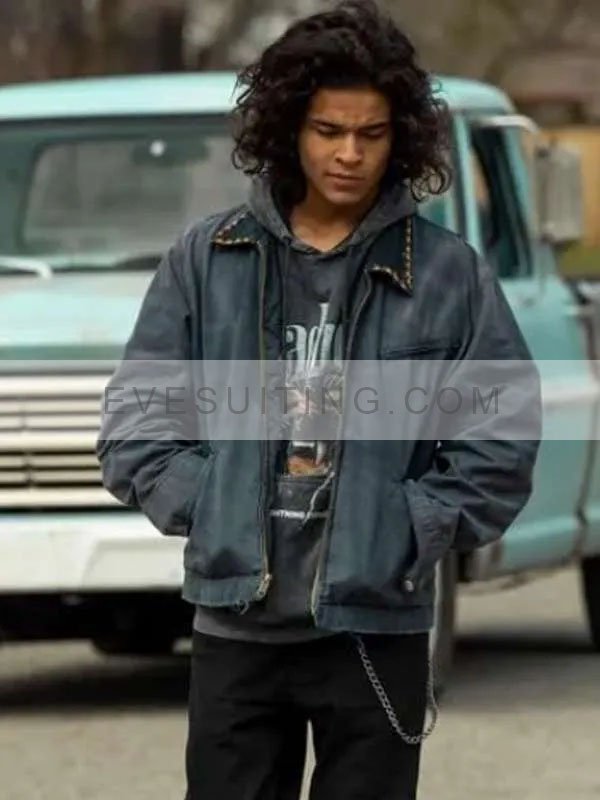 D’Pharaoh Woon-A-Tai Reservation Dogs Bear Smallhill Grey Cotton Jacket