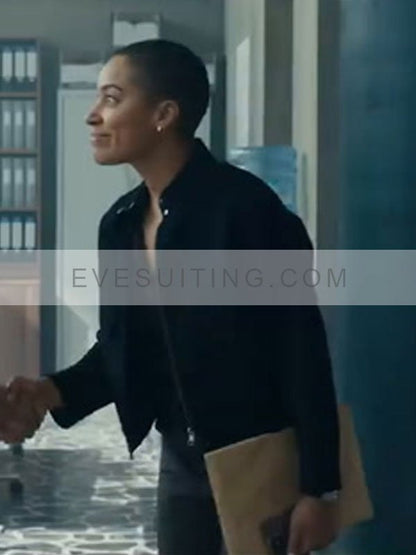 DS June Lenker Criminal Record 2024 Black Wool Jacket