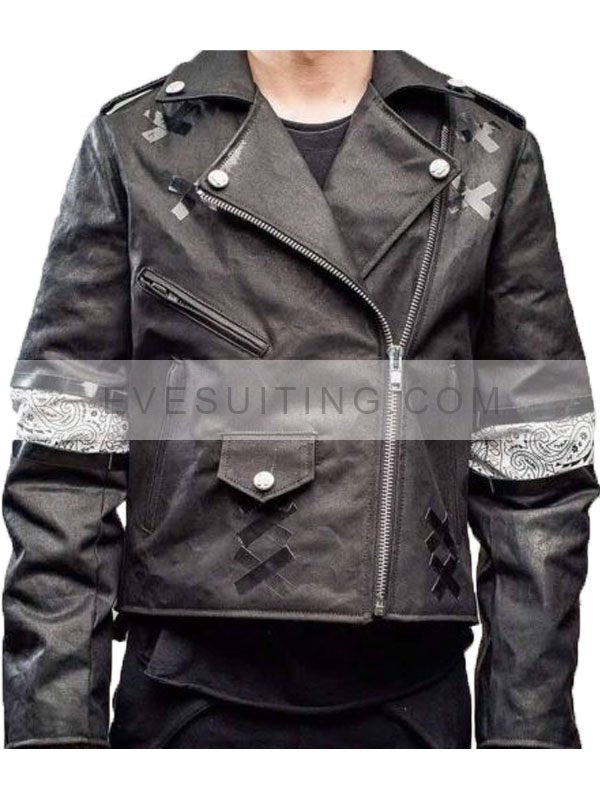 Daft Punk Julian Casablancas Shark Leather Jacket