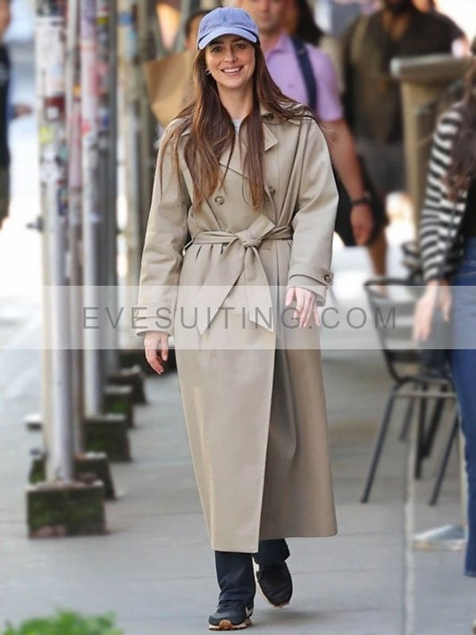 Dakota Johnson Materialists 2024 Trench Coat