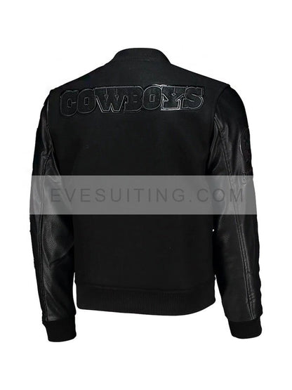 Dallas Cowboys Black Bomber Jacket