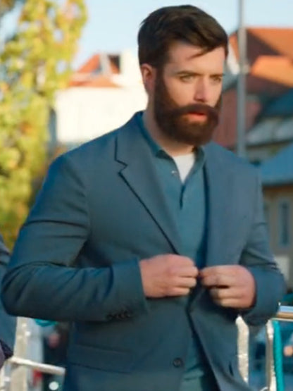 Dan Jeannotte Teal Blazer