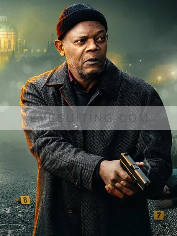 Dan Lawson Damaged 2024 Black Wool Coat