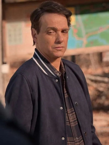 Daniel LaRusso Cobra Kai S06 Ralph Macchio Blue Varsity Jacket