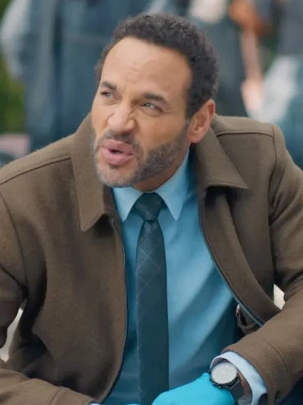 Daniel Sunjata High Potential S01 Brown Jacket