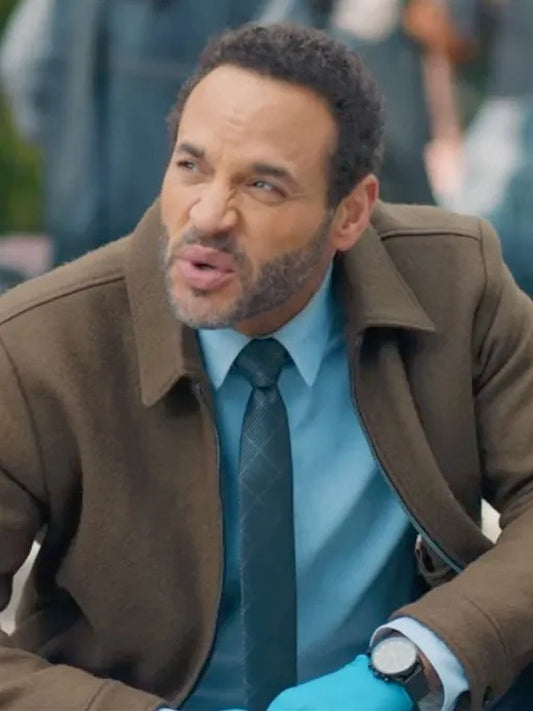Daniel Sunjata High Potential S01 Brown Jacket