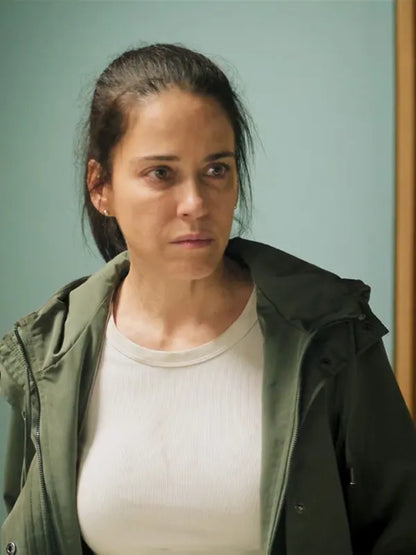 Daniela Robles Green Hooded Jacket