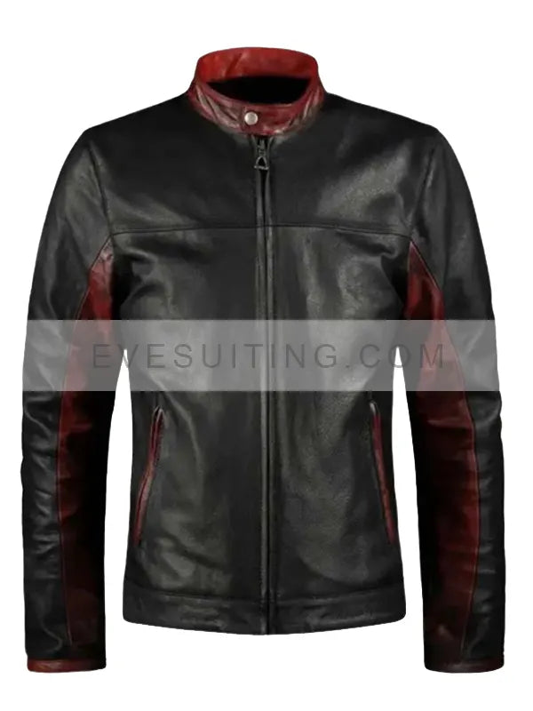 Dark Knight Batman Biker Leather Jacket