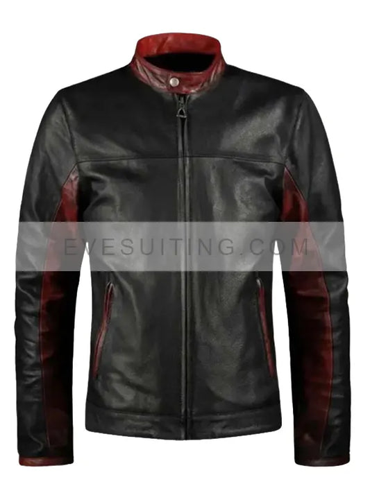 Dark Knight Batman Biker Leather Jacket