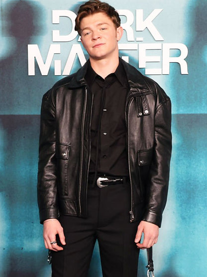 Dark Matter Season 1 Charlie Dessen Leather Jacket