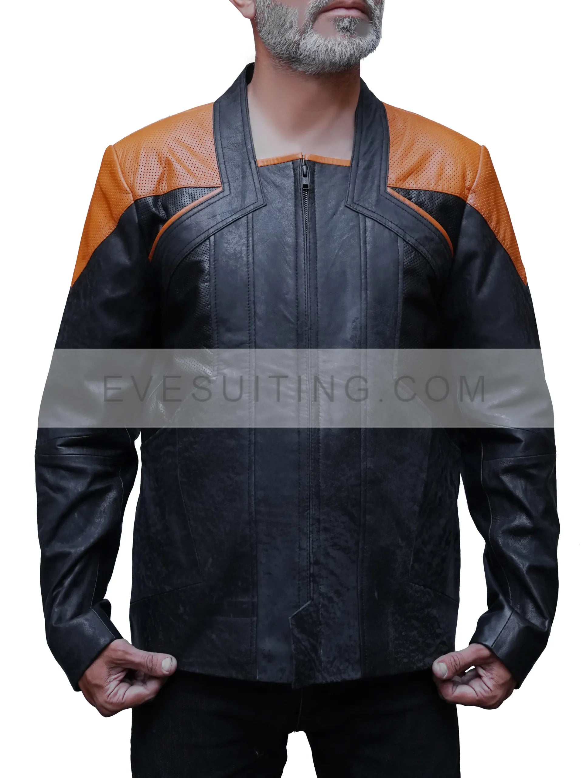 Data Star Trek Picard Season 3 Leather Jacket
