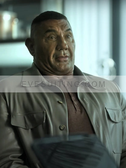 Dave Bautista Leather Jacket