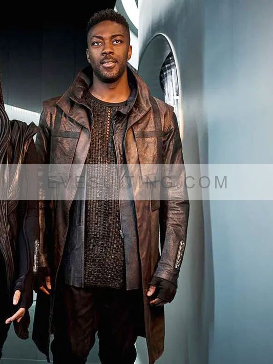 David Ajala Star Trek Discovery S03 Leather Coat