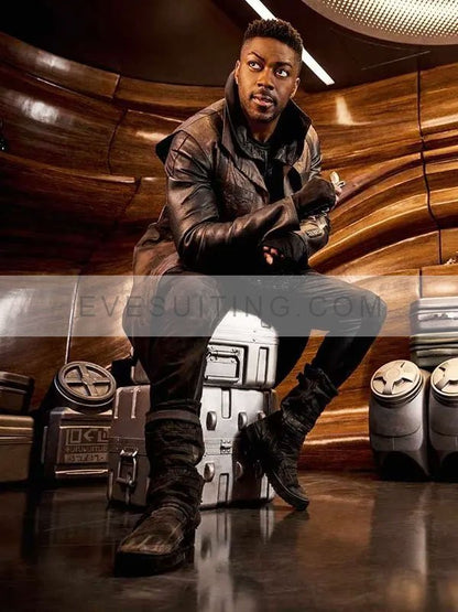 David Ajala Star Trek Discovery Season 3 Cleveland Booker Leather Coat